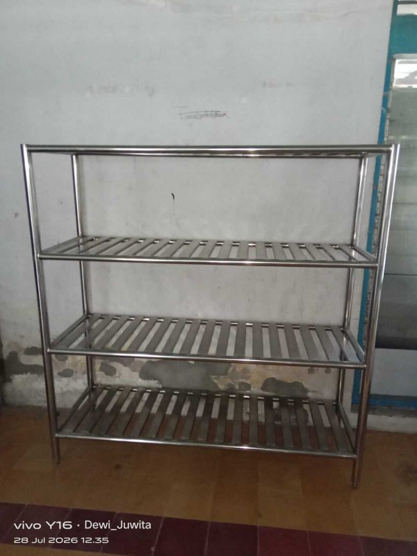 Rak Stainless 4 Tingkat (Wire)